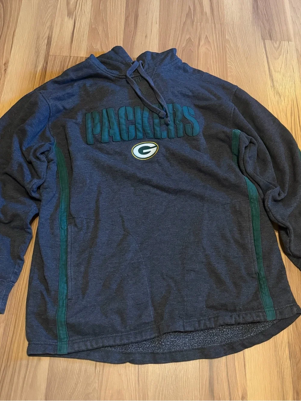 Vintage NFL Men's Green Packers Crewneck Hoodie Size Large